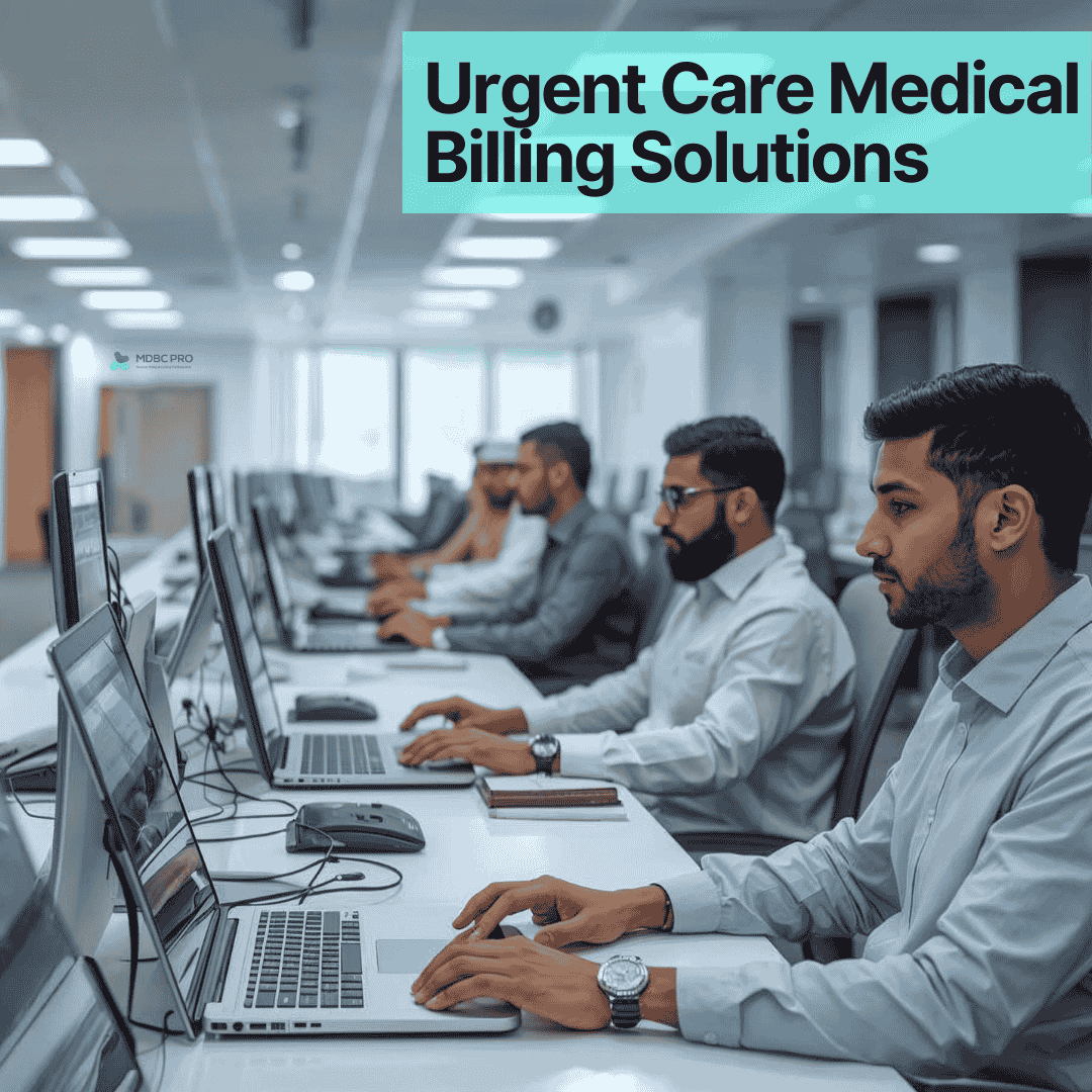 Urgent care billing company managing insurance claims and coding