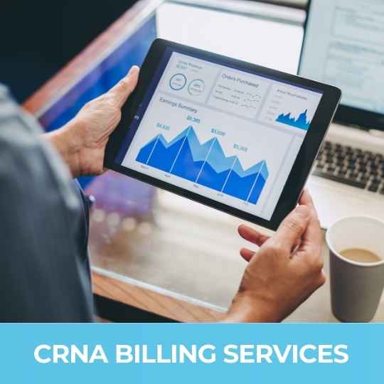 CRNA billing services managing anesthesia claims submission, eligibility verification, and denial management for CRNA providers