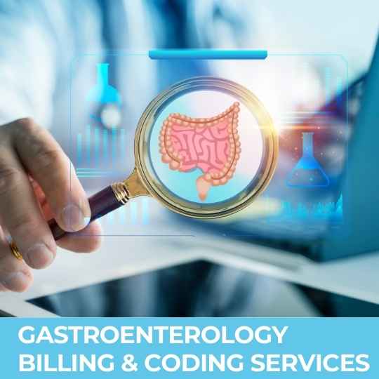 Gastroenterology billing and coding services using accurate CPT and ICD-10 codes for GI procedures.