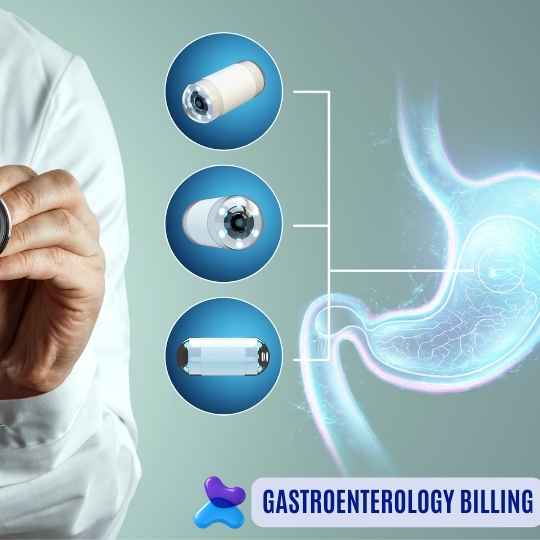 Gastroenterology medical billing services supporting GI clinics with claims management and coding.