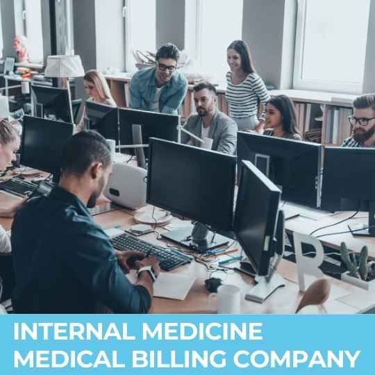 Internal medicine medical billing company providing revenue cycle management services for physicians.