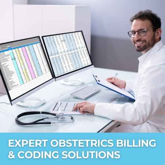 Obstetrics billing and coding solutions ensuring accurate CPT and ICD-10 coding for prenatal and delivery services.