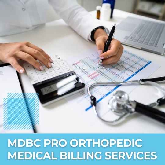Orthopedic medical billing services for orthopedic practices including coding, claim submission, and revenue cycle management.