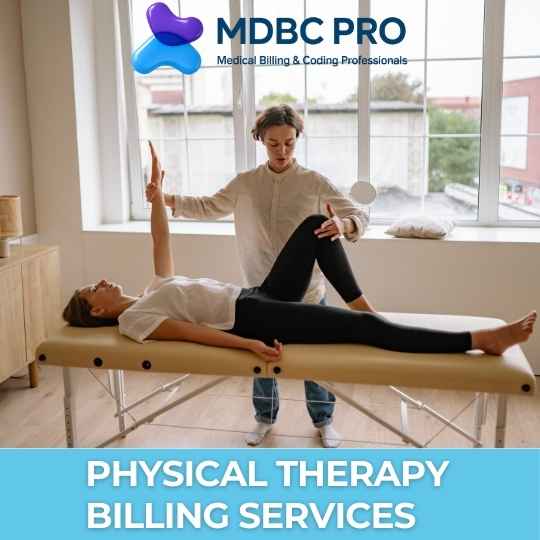 physical therapy billing services for PT clinics with accurate coding, claim submission, and revenue cycle management.