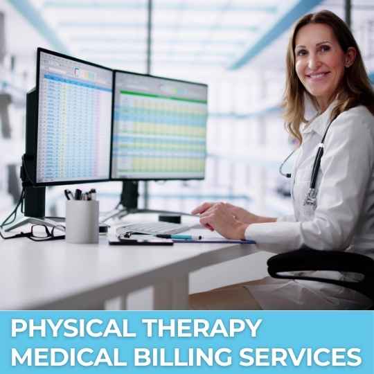 Physical therapy medical billing services for PT clinics including coding, claims management, and revenue cycle optimization.