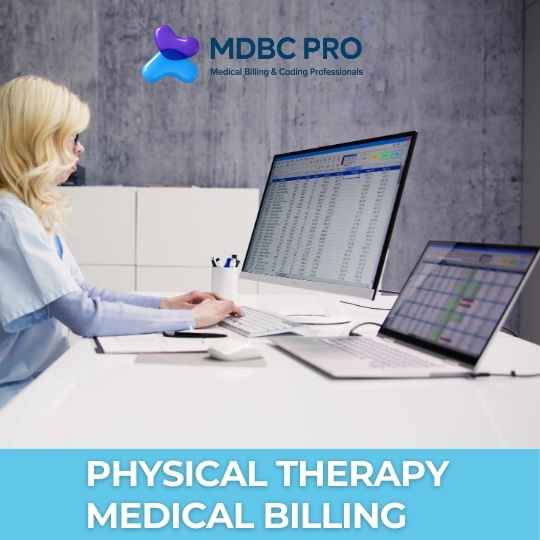 Physical therapy medical billing services for PT clinics including claim processing, coding accuracy, and revenue cycle management.