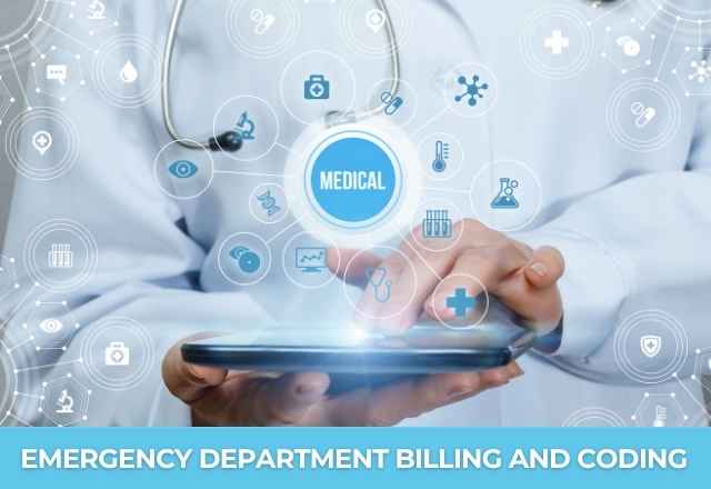 Emergency department billing and coding services with accurate CPT and ICD-10 coding for ER visits and emergency care procedures.