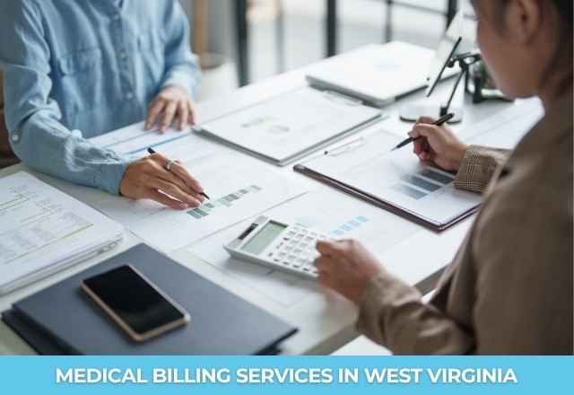 Medical billing services in West Virginia for healthcare providers including coding, claim submission, and revenue cycle management.
